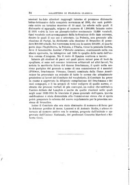 Bollettino di filologia classica