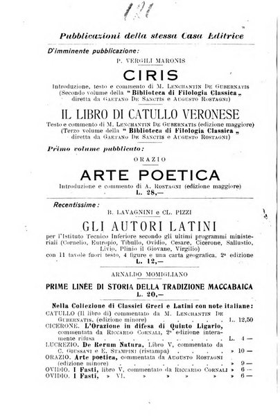 Bollettino di filologia classica