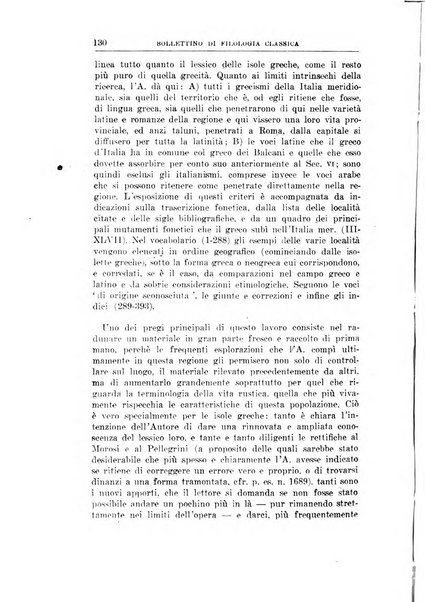 Bollettino di filologia classica