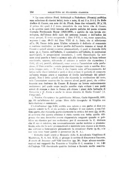 Bollettino di filologia classica