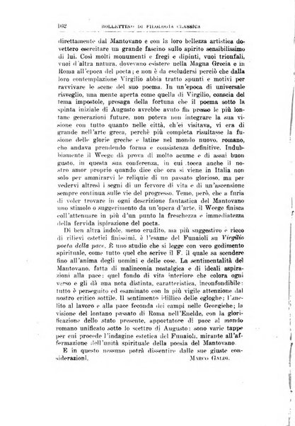 Bollettino di filologia classica