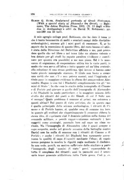 Bollettino di filologia classica