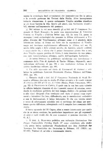 Bollettino di filologia classica