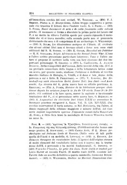 Bollettino di filologia classica