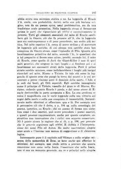 Bollettino di filologia classica