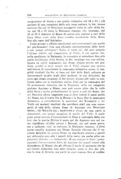 Bollettino di filologia classica