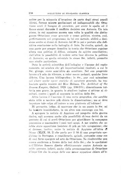 Bollettino di filologia classica