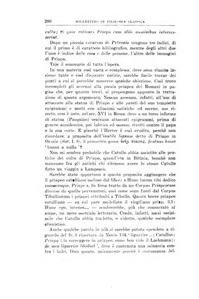 Bollettino di filologia classica