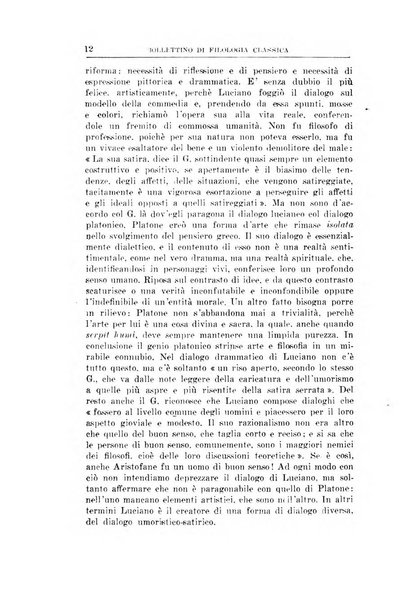 Bollettino di filologia classica