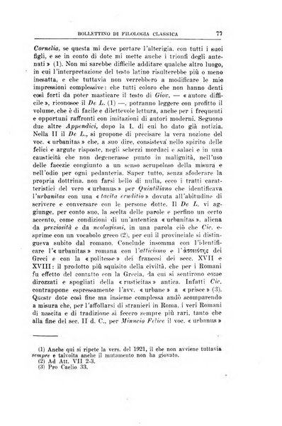 Bollettino di filologia classica