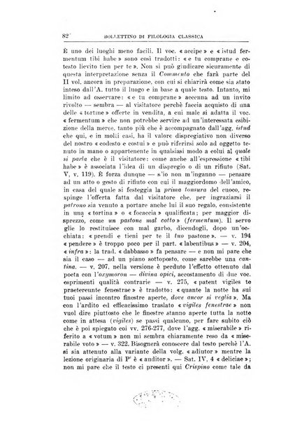 Bollettino di filologia classica