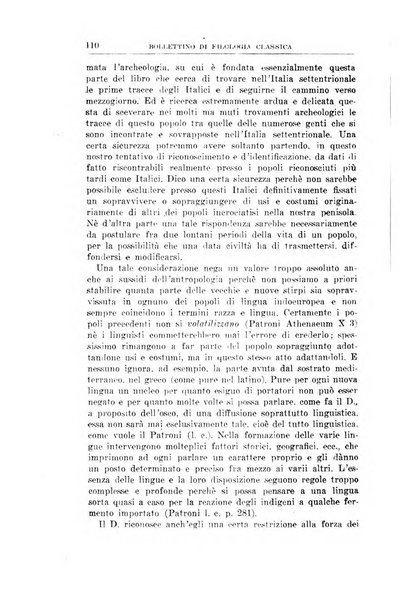 Bollettino di filologia classica