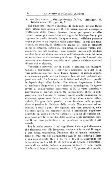 Bollettino di filologia classica