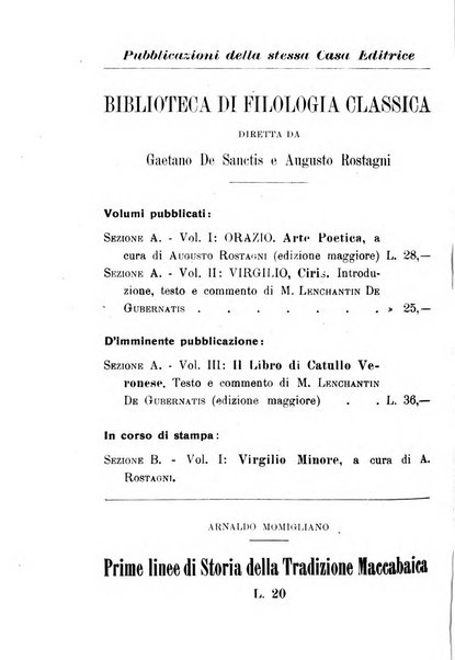 Bollettino di filologia classica