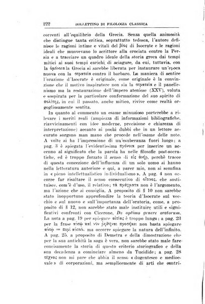 Bollettino di filologia classica