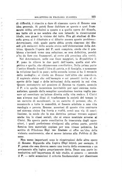 Bollettino di filologia classica