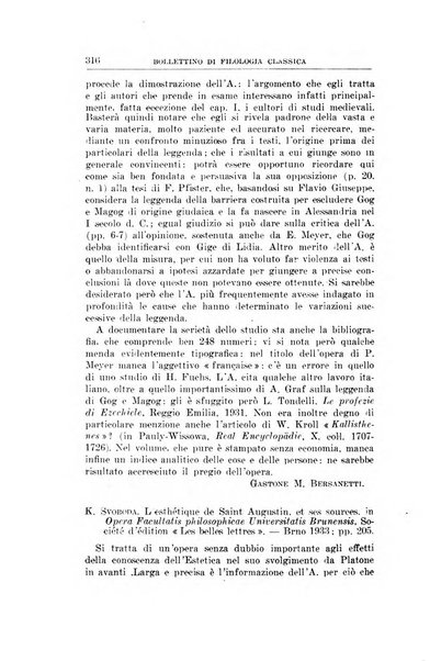 Bollettino di filologia classica