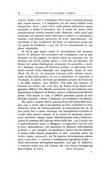 Bollettino di filologia classica