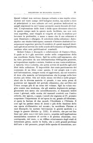 Bollettino di filologia classica