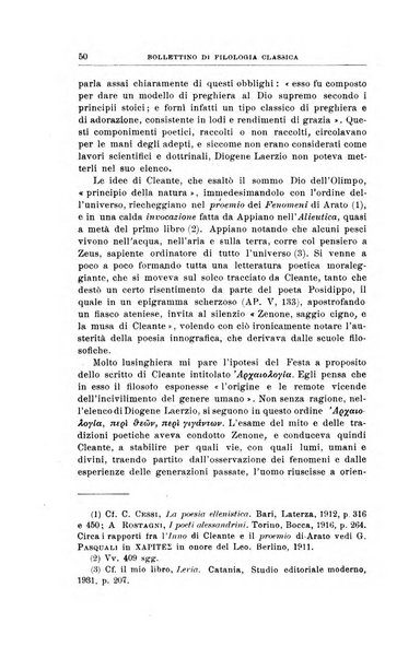 Bollettino di filologia classica