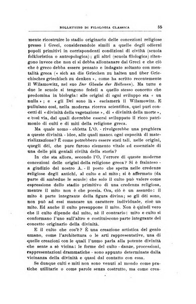 Bollettino di filologia classica