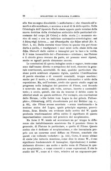 Bollettino di filologia classica