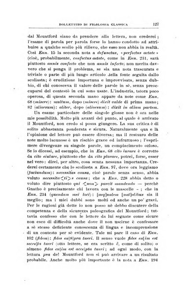 Bollettino di filologia classica