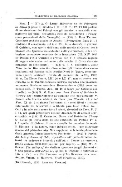 Bollettino di filologia classica