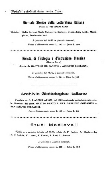 Bollettino di filologia classica