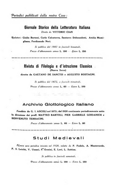 Bollettino di filologia classica