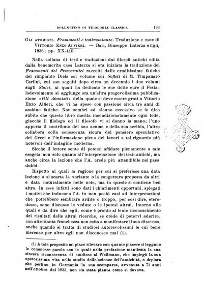 Bollettino di filologia classica