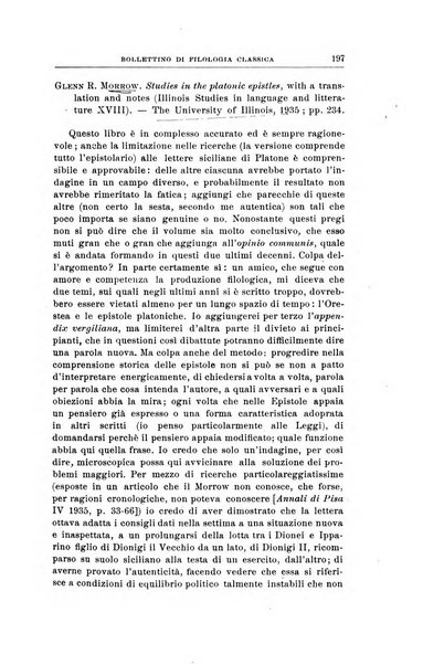 Bollettino di filologia classica