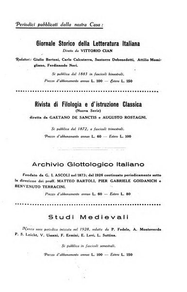 Bollettino di filologia classica