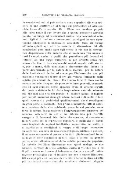 Bollettino di filologia classica