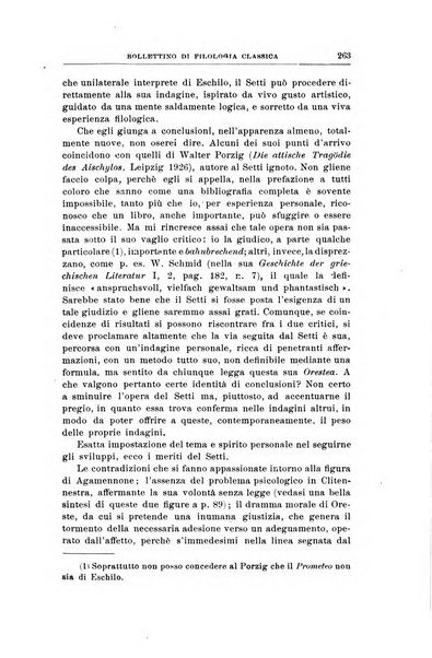 Bollettino di filologia classica