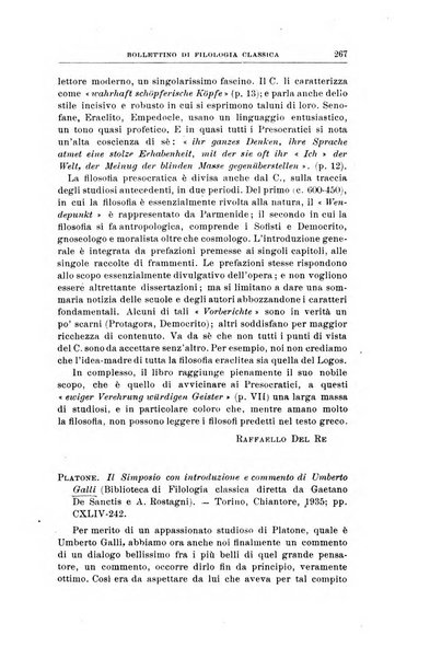 Bollettino di filologia classica