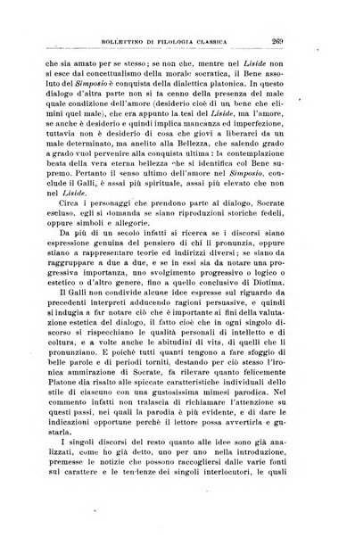 Bollettino di filologia classica