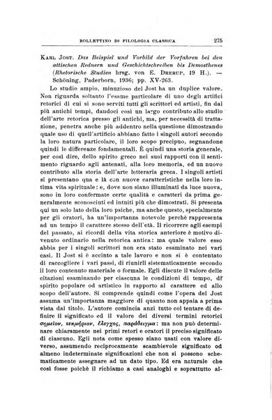 Bollettino di filologia classica