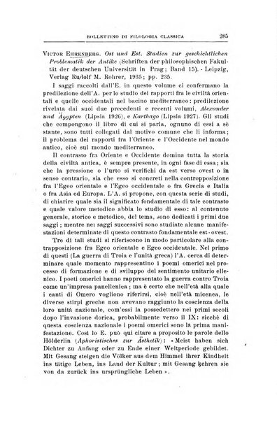 Bollettino di filologia classica