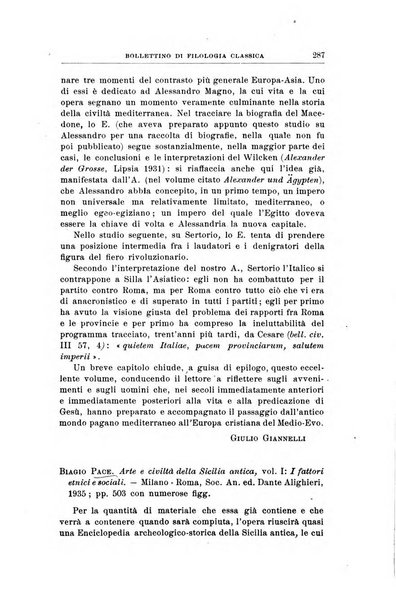 Bollettino di filologia classica