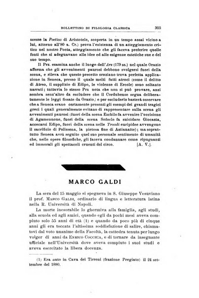 Bollettino di filologia classica