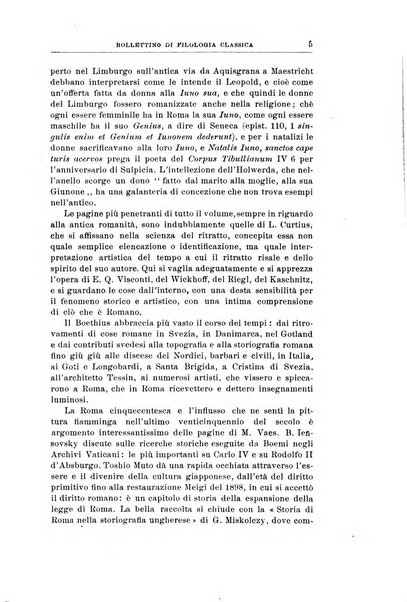 Bollettino di filologia classica