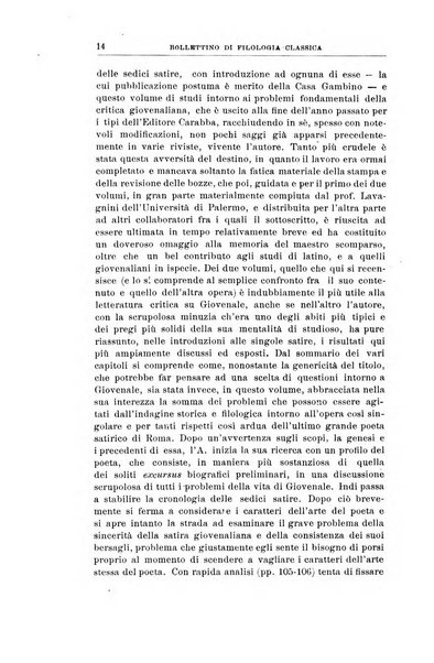 Bollettino di filologia classica