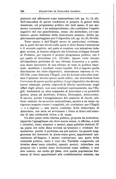 Bollettino di filologia classica