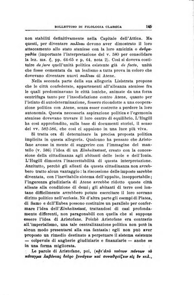 Bollettino di filologia classica