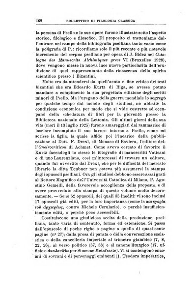 Bollettino di filologia classica