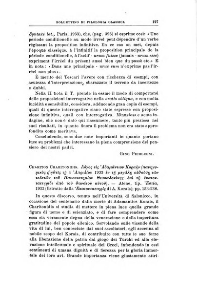 Bollettino di filologia classica