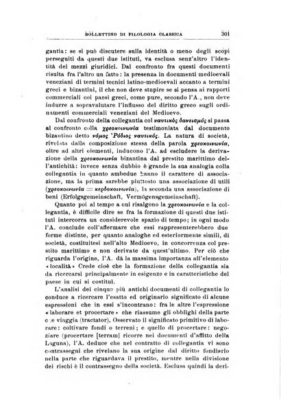 Bollettino di filologia classica