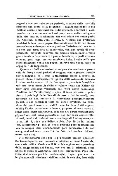 Bollettino di filologia classica