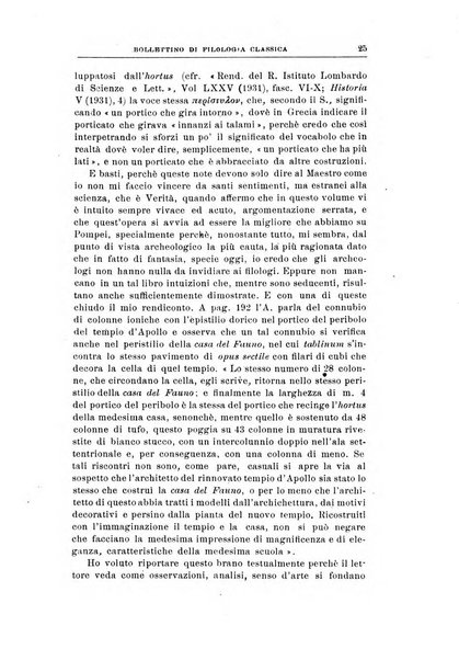 Bollettino di filologia classica